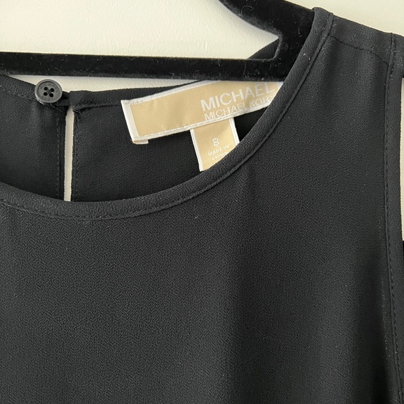 Michael Kors sleeveless black midi dress - Size 8 - Picture 4 of 4